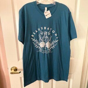 BEAXUBATONS Harry Potter Teal T-Shirt Womens L Bookish Box & Shop NWT